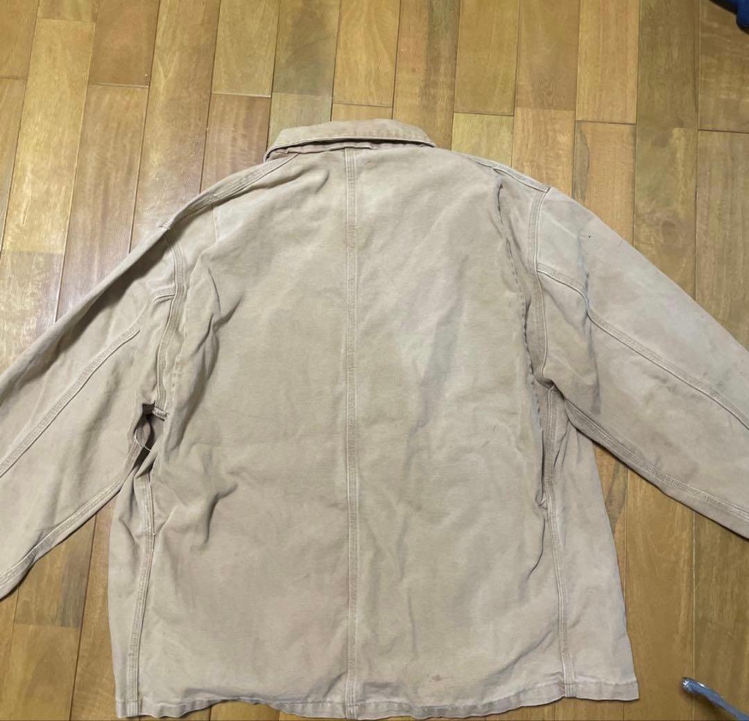 Carhartt USA製 ダックジャケット EST.1889 ボタン ベージュ