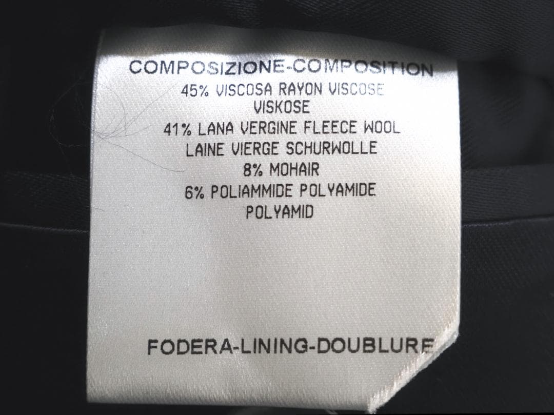 アレキサンダーマックィーン 11AWヘリンボーンツイードチェスターコート46