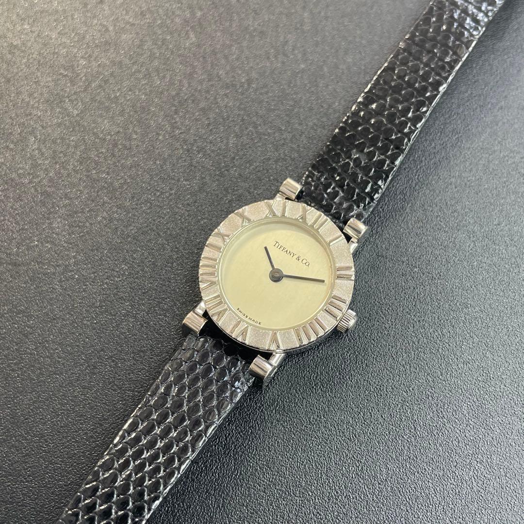 【良品 可動品】 ティファニー 腕時計 アトラス ミニ スターリングシルバー