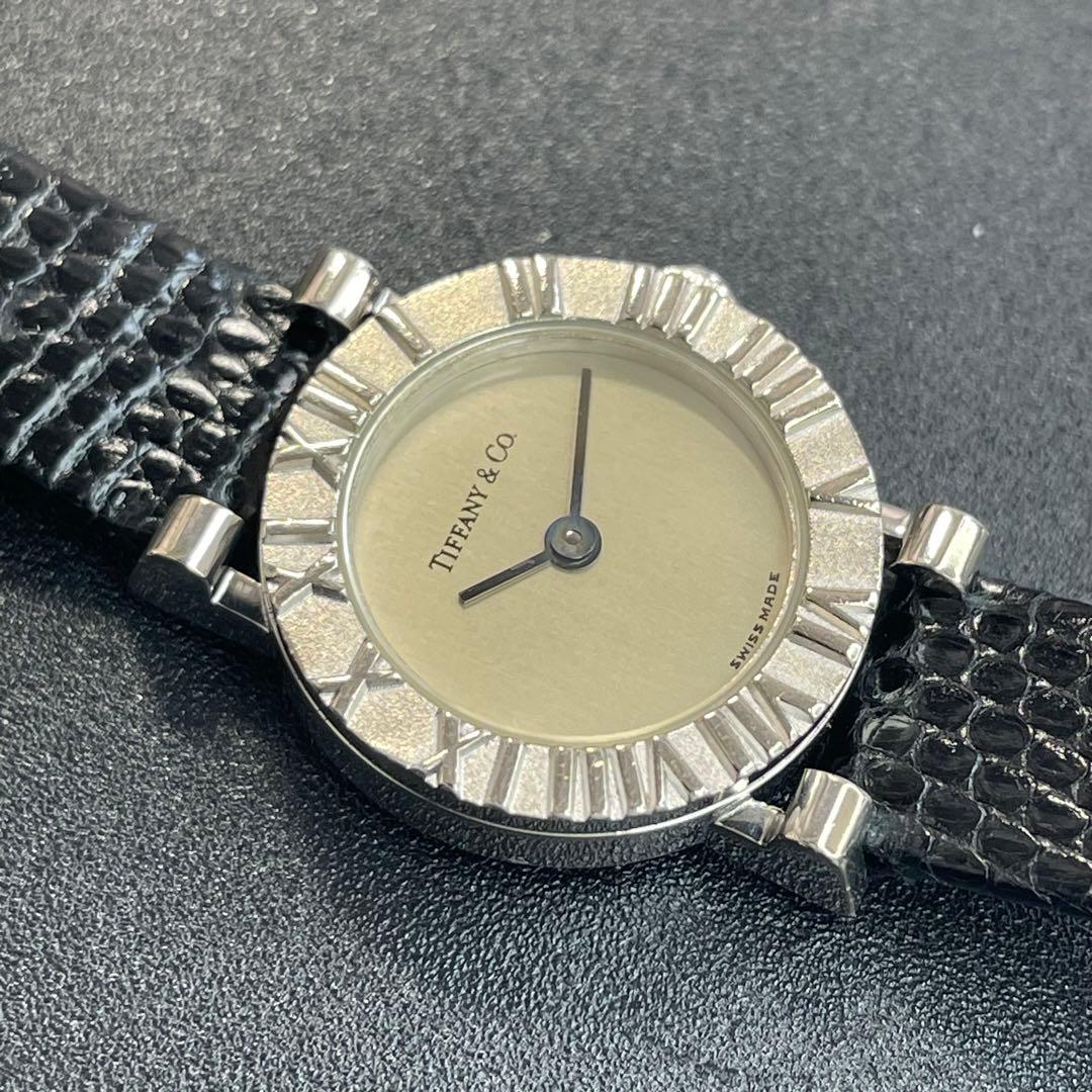 【良品 可動品】 ティファニー 腕時計 アトラス ミニ スターリングシルバー