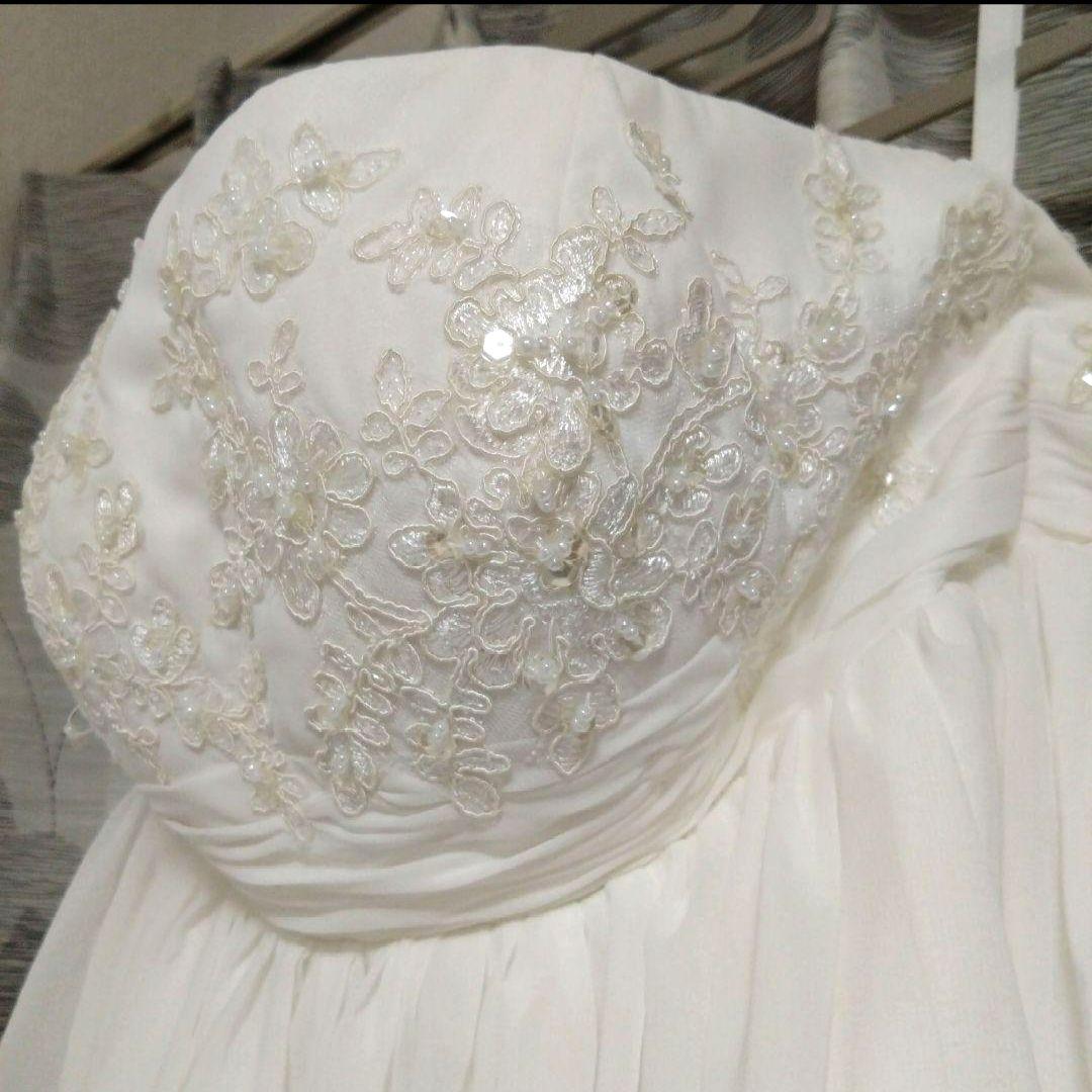 ウェディングドレス エンパイアライン　グレースシトラス　7号