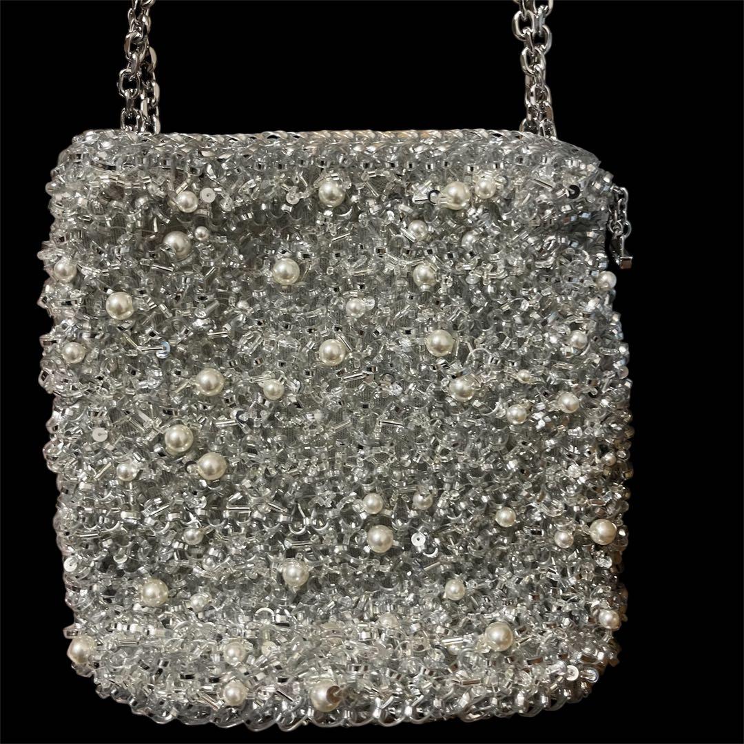 [大人気‼️即日発送❣️]ANTHPRIMA シルバー パーティーバッグ