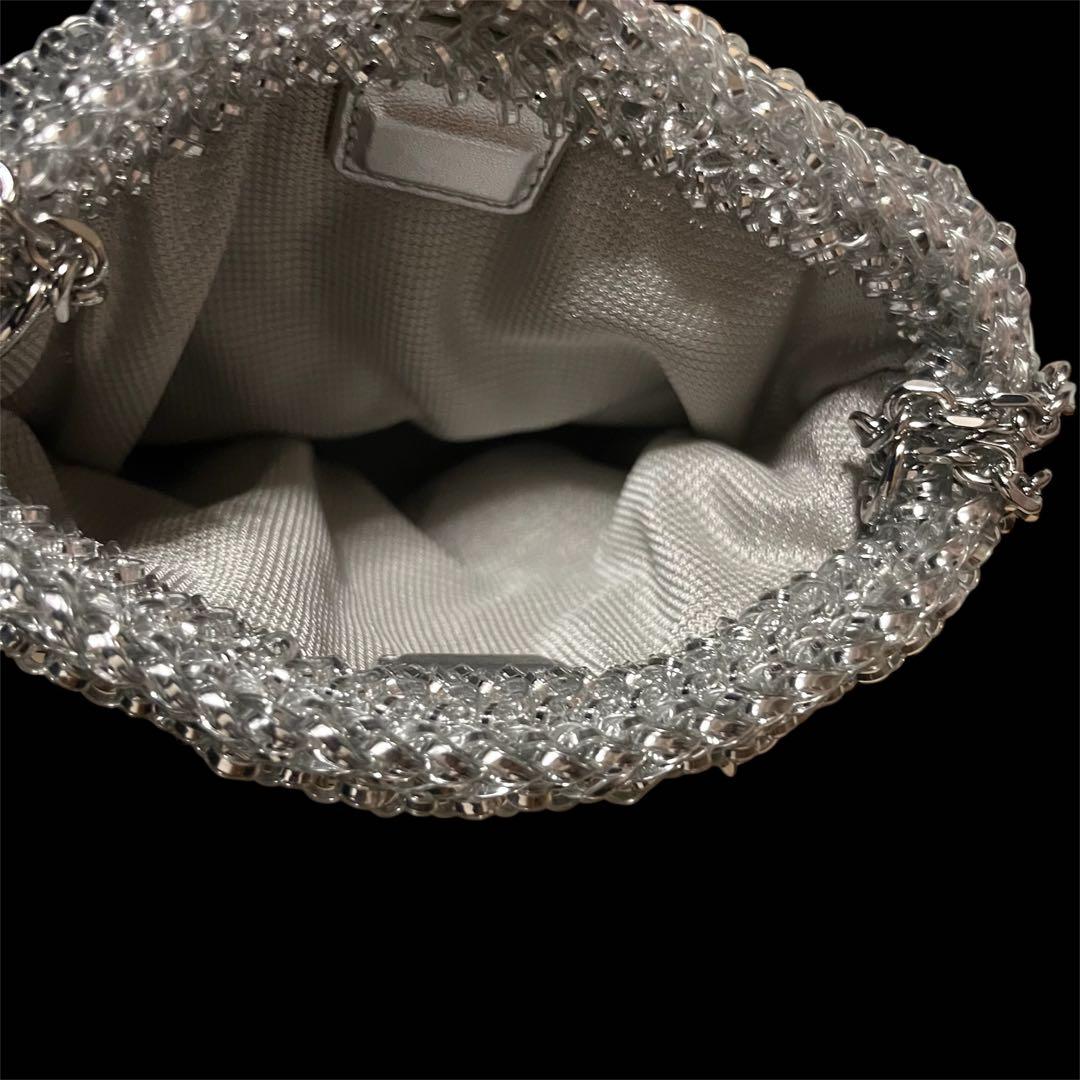 [大人気‼️即日発送❣️]ANTHPRIMA シルバー パーティーバッグ