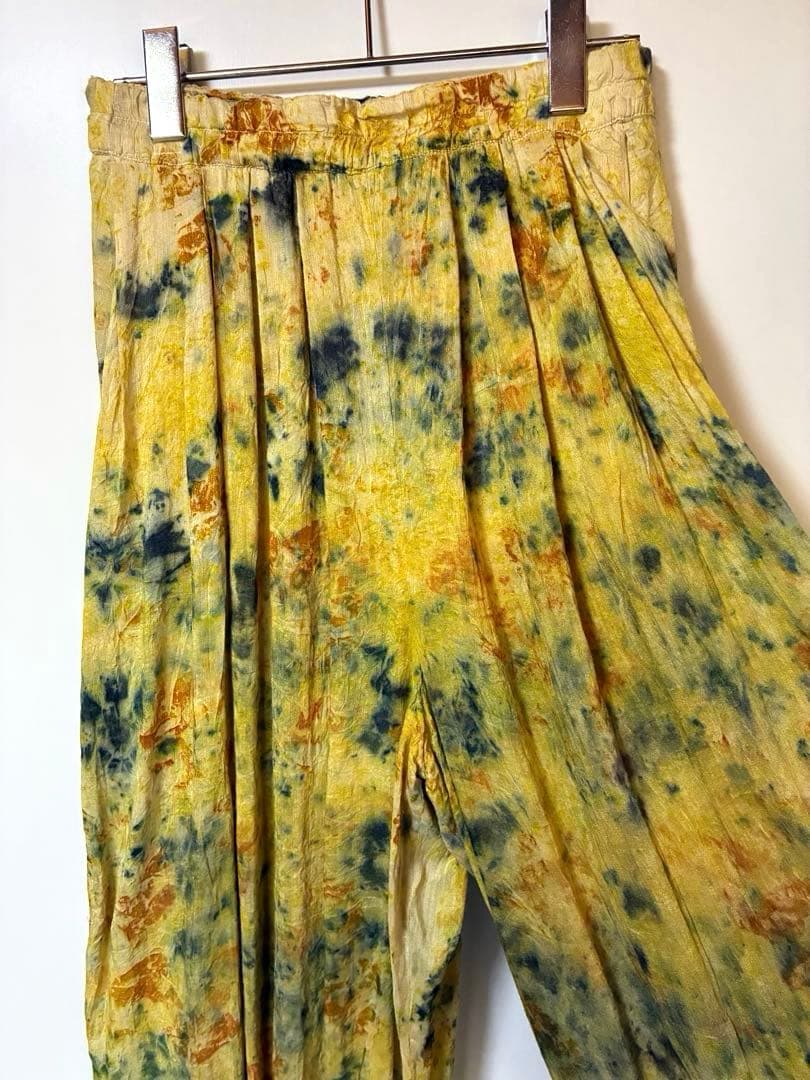 ANNTIAN S 100% PEACE SILK カジュアルパンツ