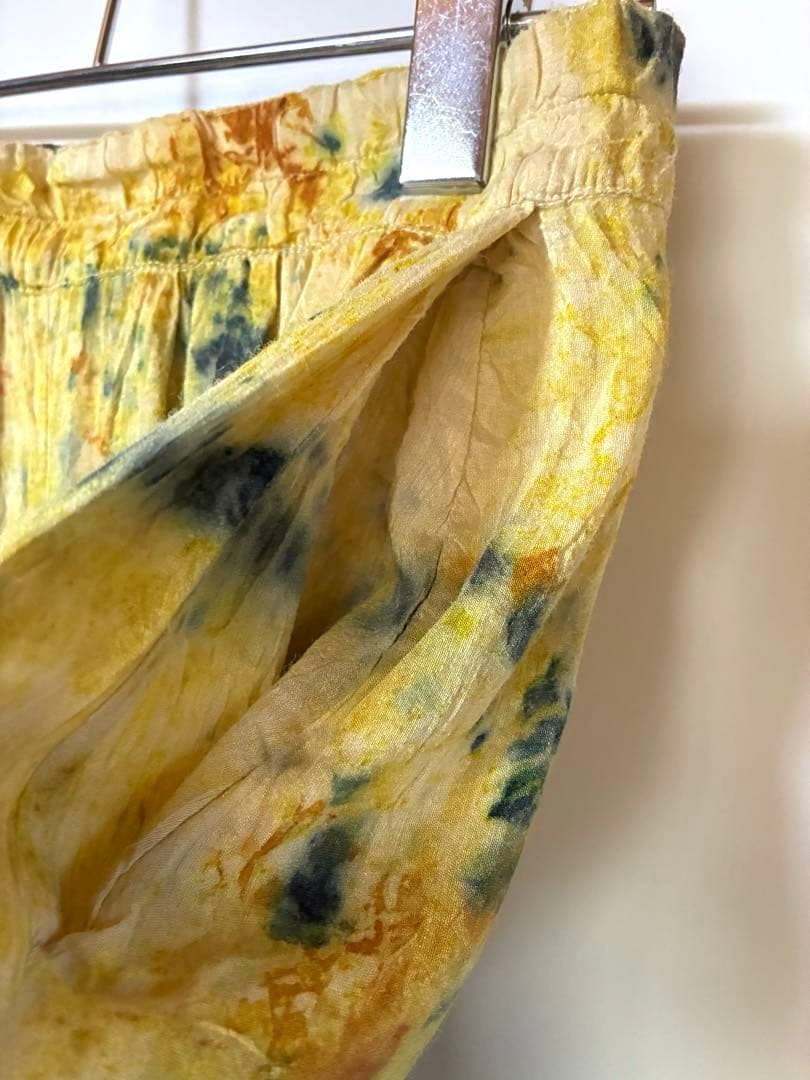 ANNTIAN S 100% PEACE SILK カジュアルパンツ