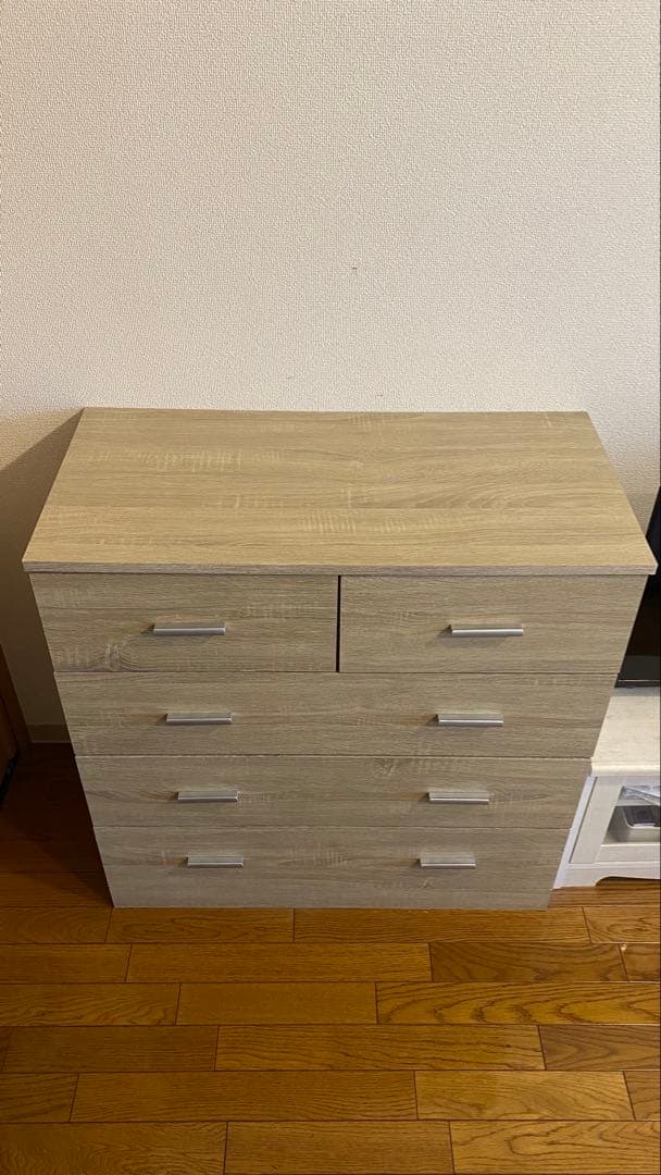 ※たびびと※LOWYA [幅84]大容量収納チェスト 全面化粧仕上げタンス