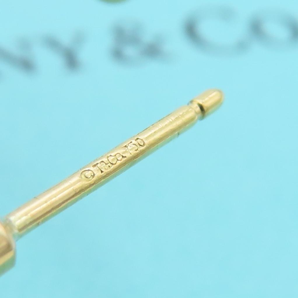 ティファニー イエロー ゴールド ミディアム フープ ピアス HI77