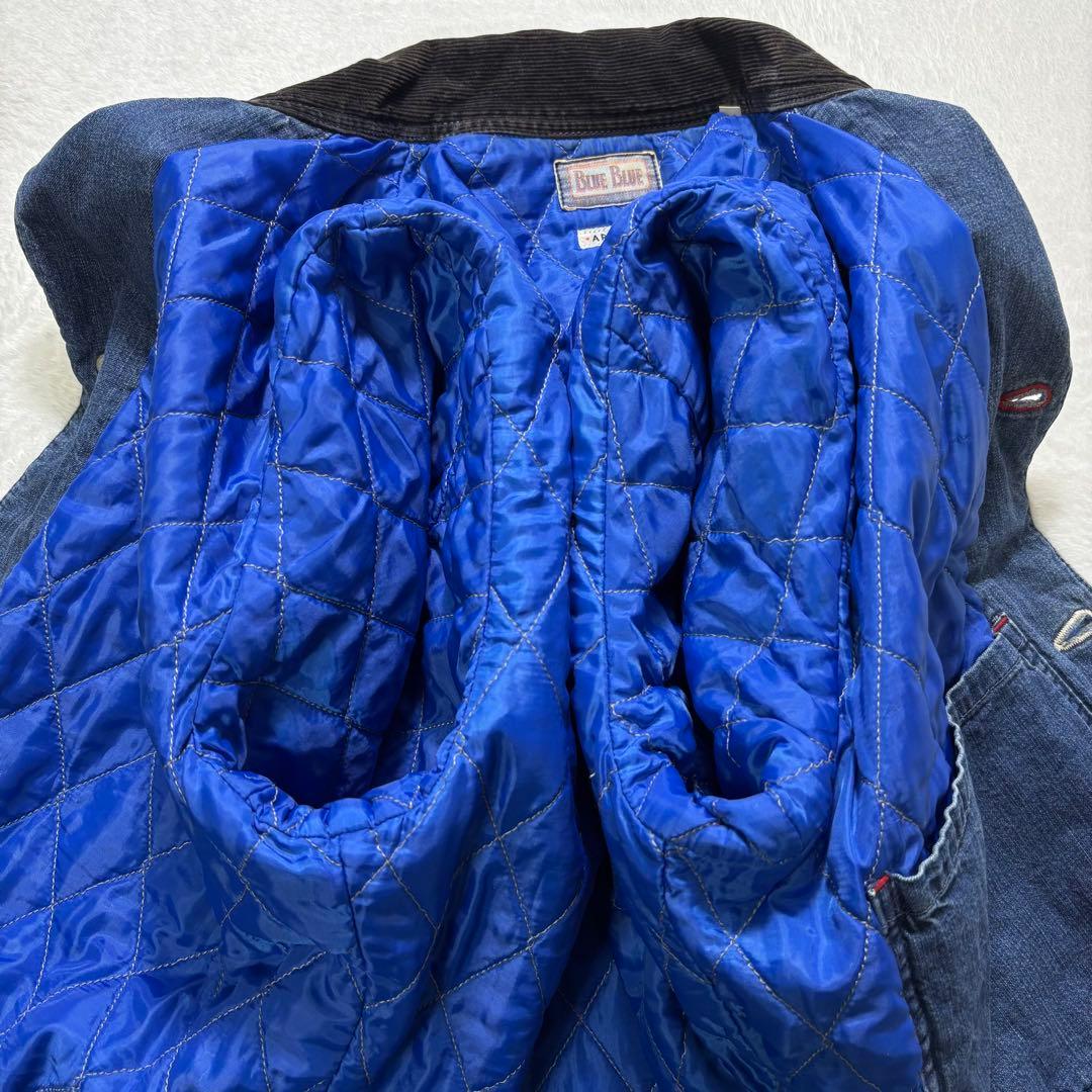 美品◎BLUE BLUE デニム カバーオール ハリウッドランチマーケット