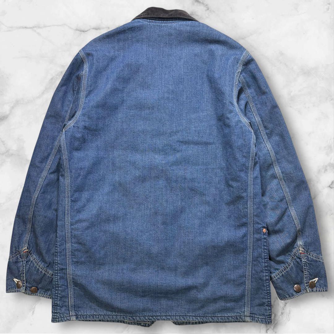 美品◎BLUE BLUE デニム カバーオール ハリウッドランチマーケット