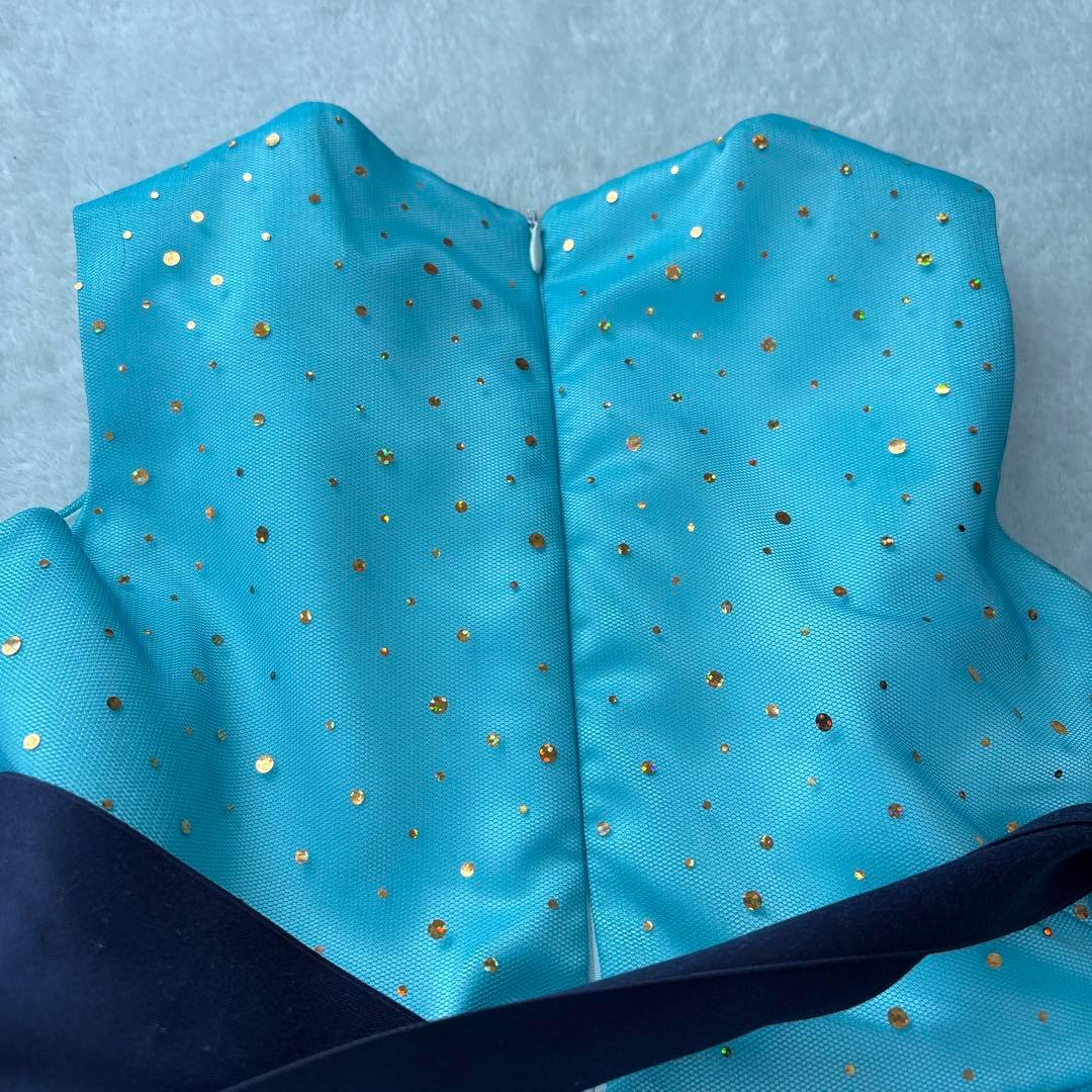 ドレスコ エメラルドブルージュエリードレス 120