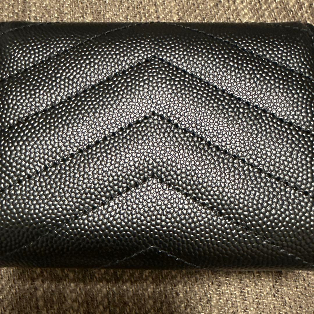 SAINT LAURENT 黒 レザーキーケース