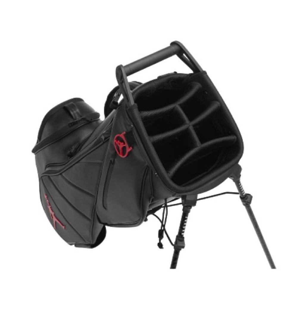 ジョーダン フェイドアウェイ プレミアム ゴルフバッグ ブラック　レッド