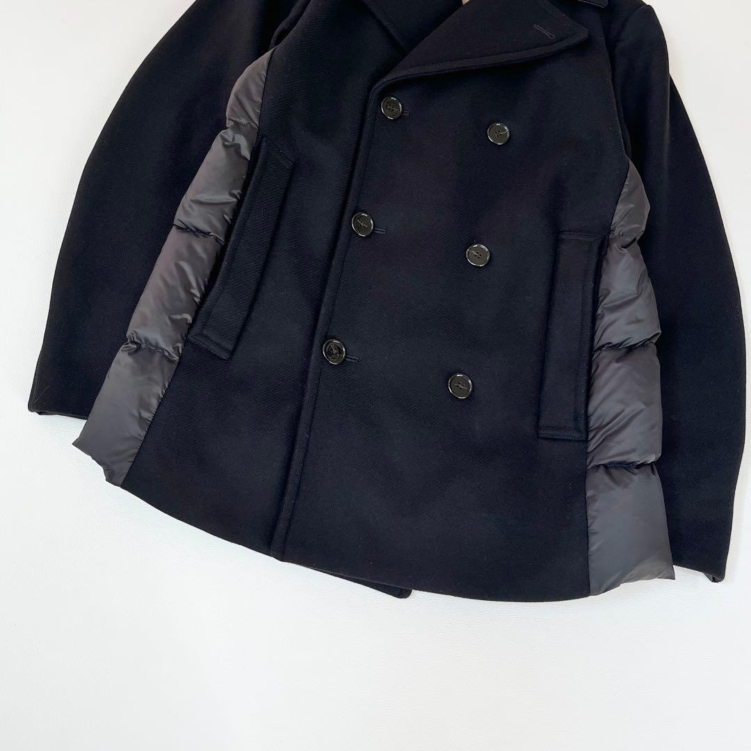 ▼セオリー ピーコート ダウン ドッキング カシミヤ メルトン ショートコート