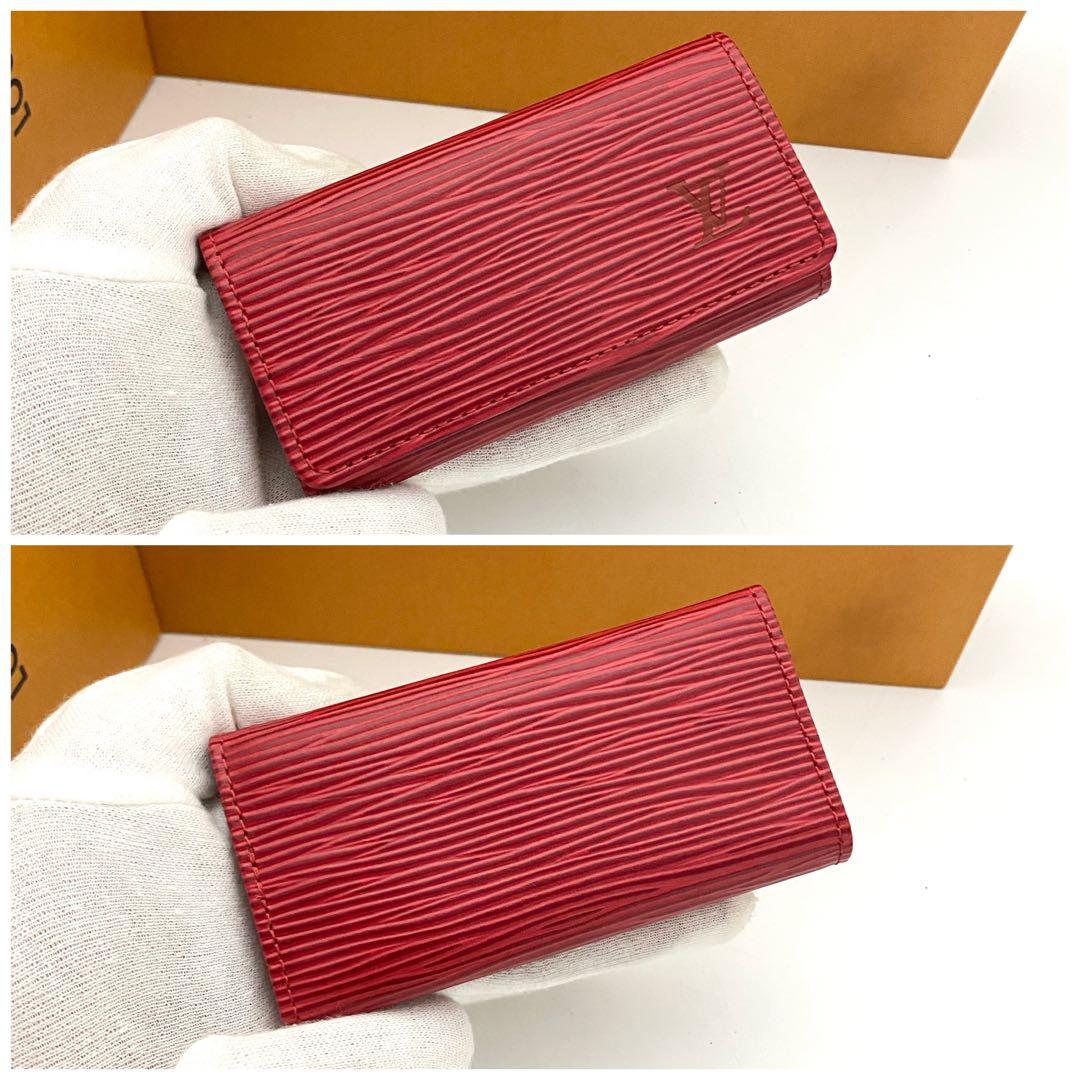 未使用品　ルイヴィトン　エピ　キーケース　ミュルティクレ4