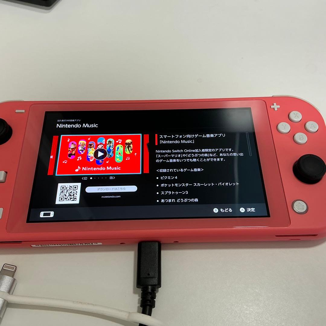 Nintendo Switch Lite ピンク タッチなしOLED交換済み