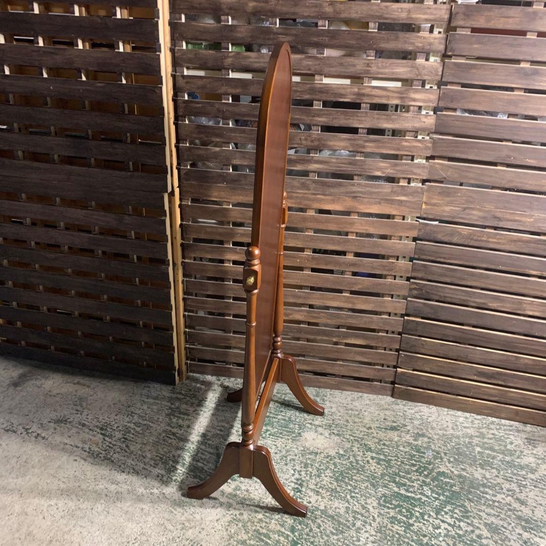 J585 マルニ木工 maruni アーチ型スタンドミラー 鏡