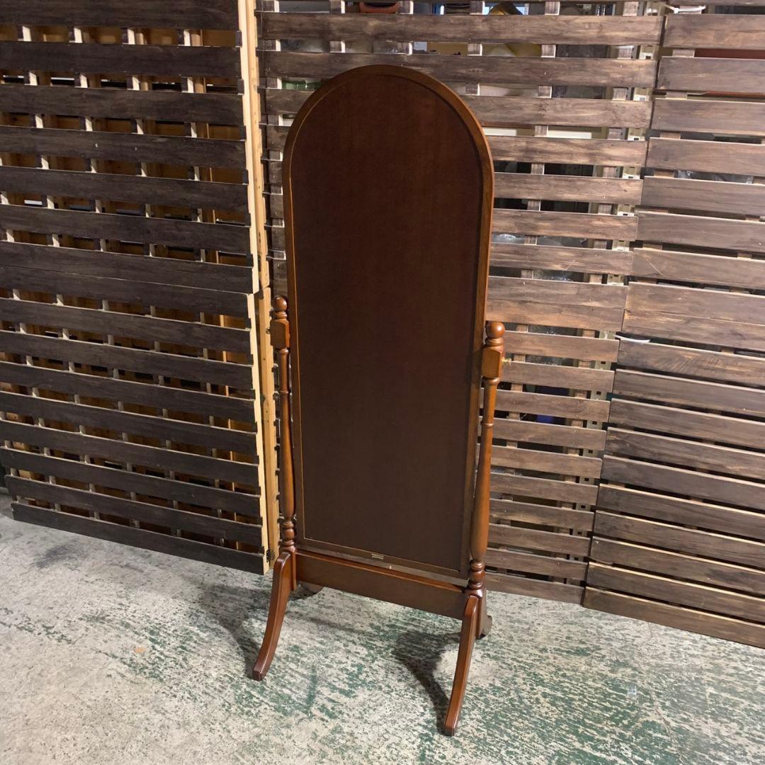 J585 マルニ木工 maruni アーチ型スタンドミラー 鏡