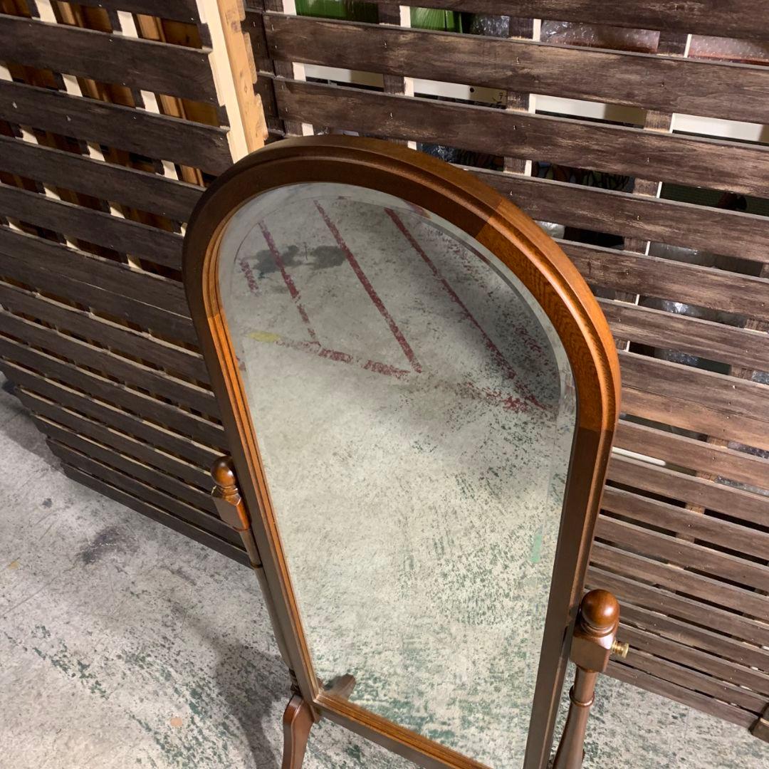 J585 マルニ木工 maruni アーチ型スタンドミラー 鏡