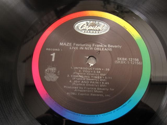 Live In New Orleans　Maze Frankie Beverly