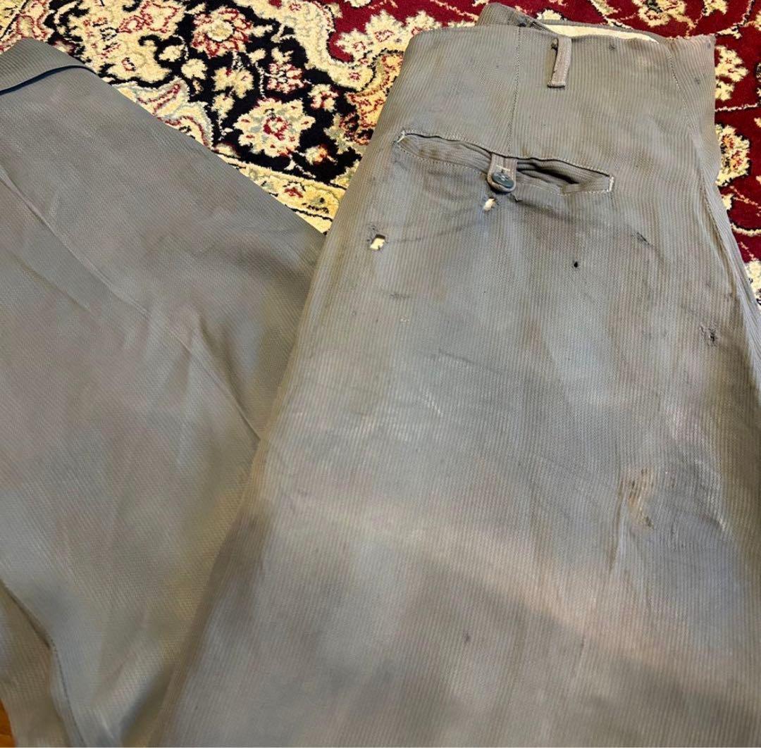 う*ー様 50s レーヨンスラックス 襤褸 ギャバジンスラックス ギャバスラ ロ