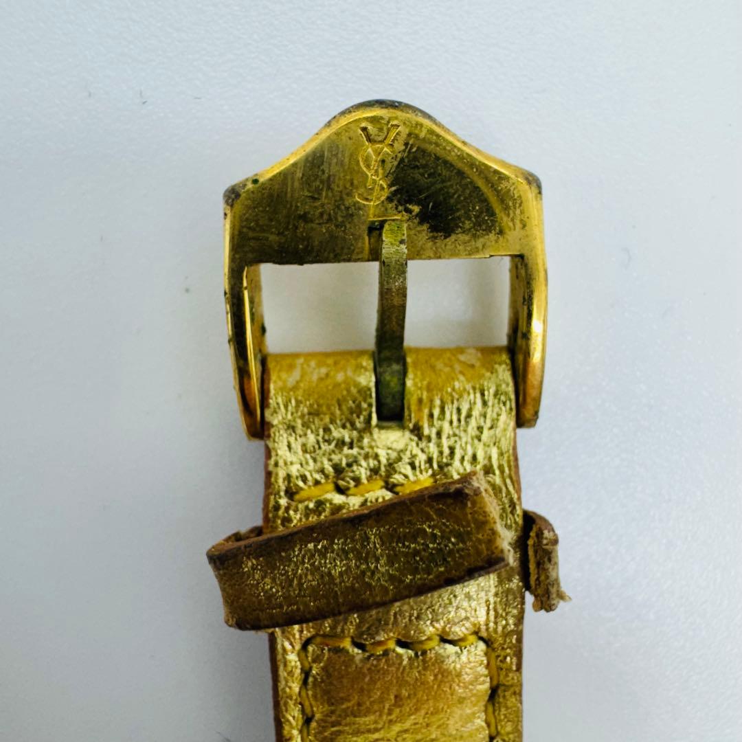 ✨YSL✨イブサンローラン✨ハート✨ゴールド✨純正ベルト✨クオーツ✨腕時計✨