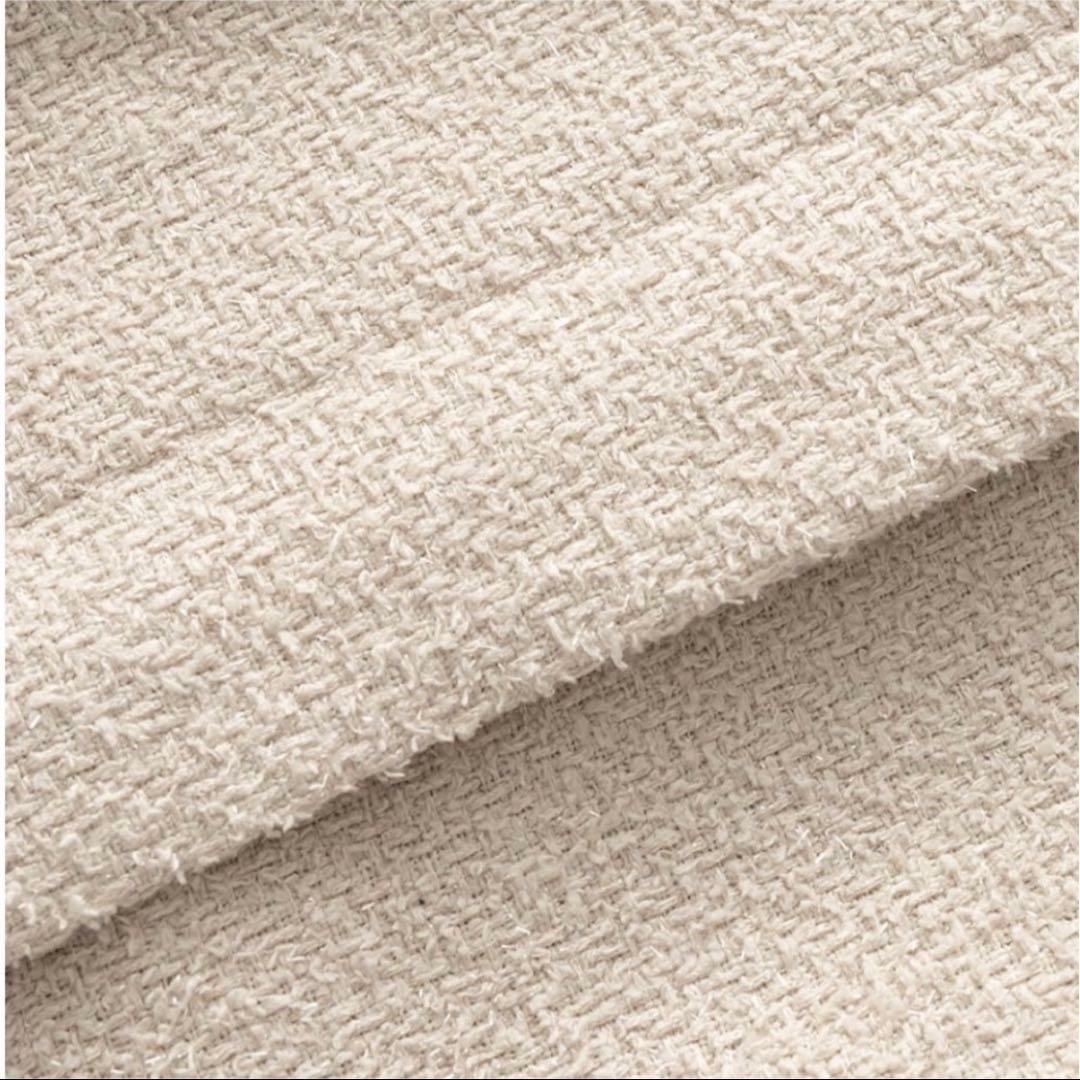 ベージュ ケープスタイル ジャケット