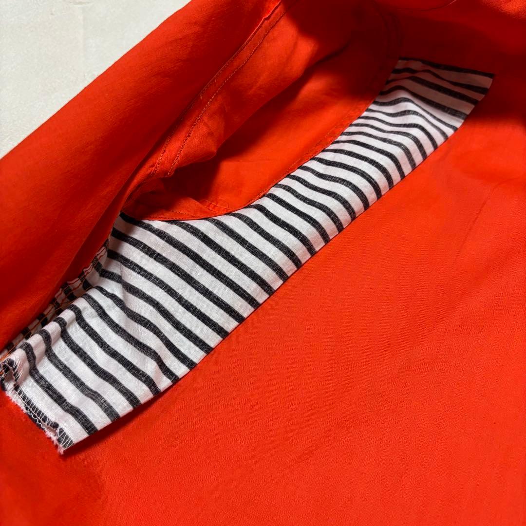 1950's 60's ビンテージ ボーリングシャツ M ボーダー 刺繍なし