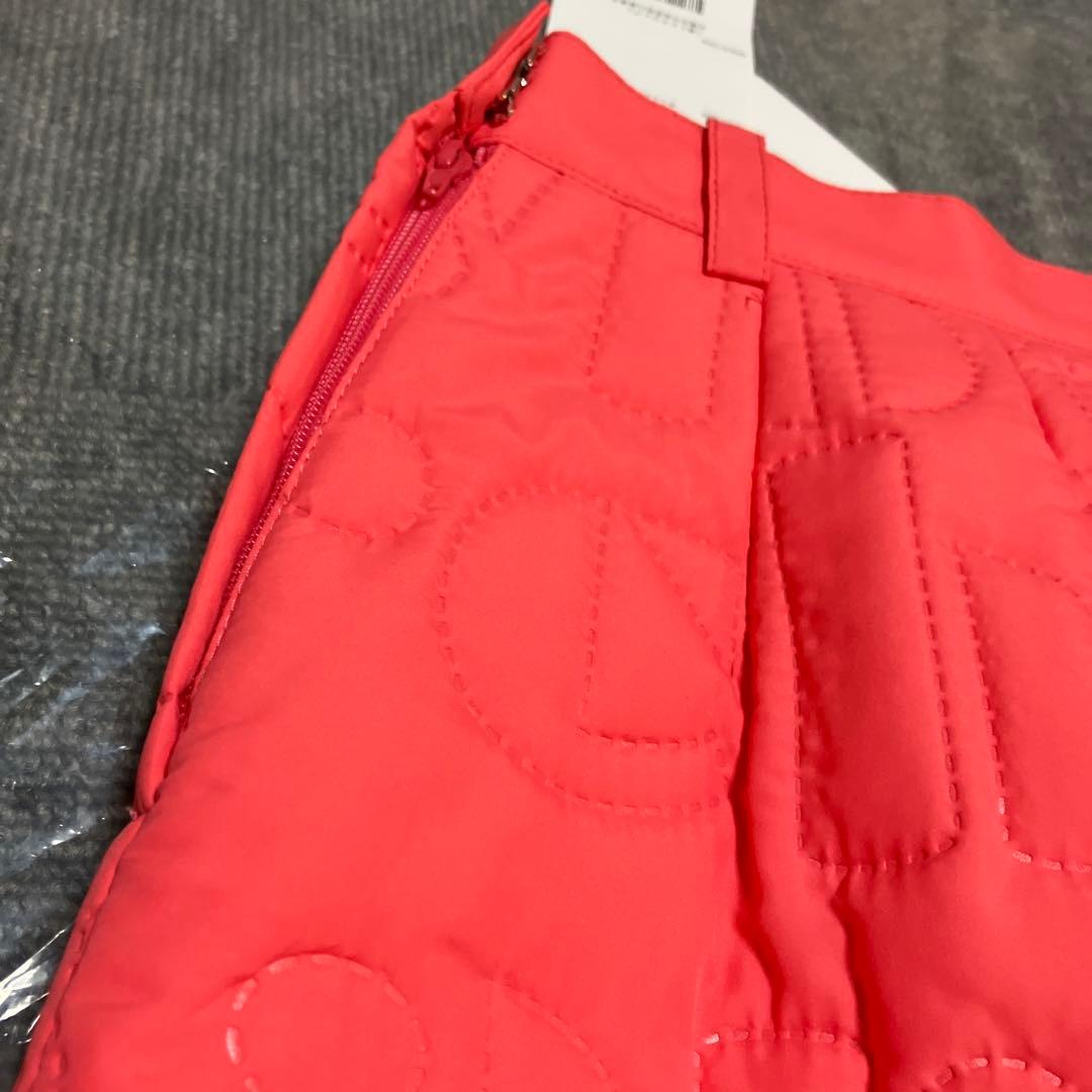 新品未使用　31900円の品　archivio ロゴ刺繍スカート コーラルピンク