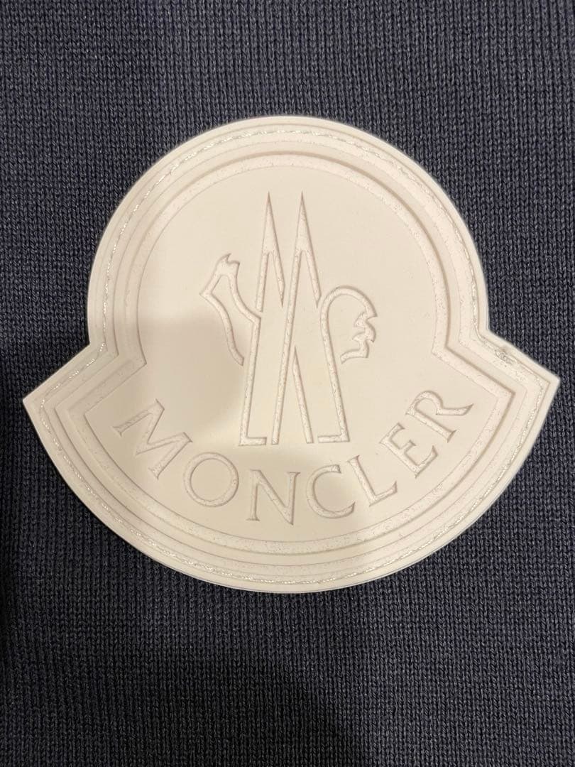 モンクレール　 ロゴワッペン　スウェット　美品　ショートパンツ　紺色　正規品