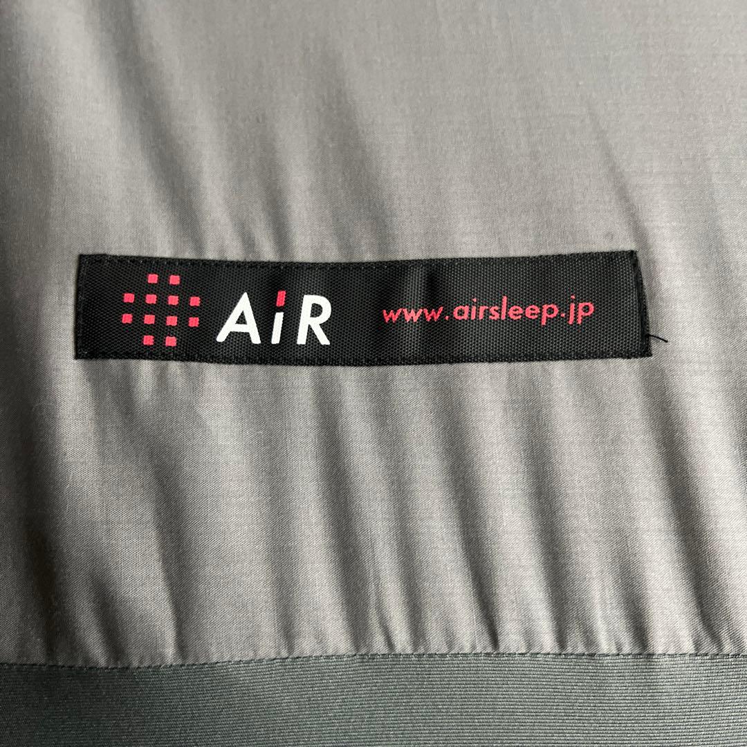 ダブルサイズ エアーマットレス グレー×ミント　数回使用