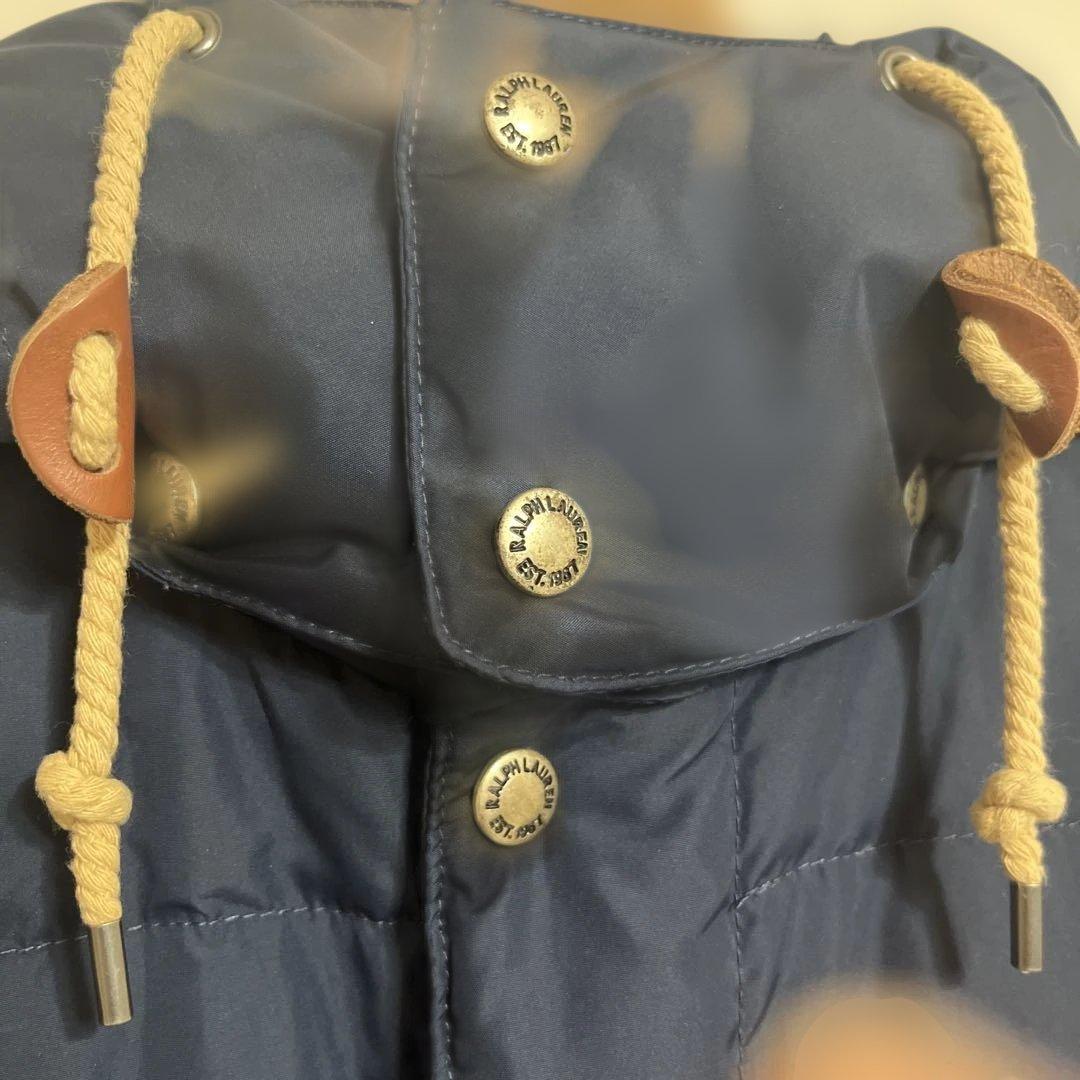 ポロ・ラルフ・ローレン フード付きダウンベスト