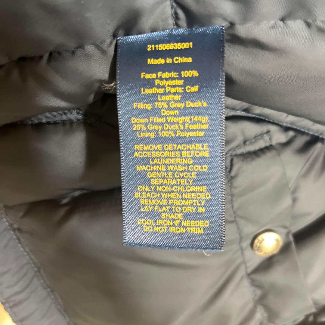 ポロ・ラルフ・ローレン フード付きダウンベスト