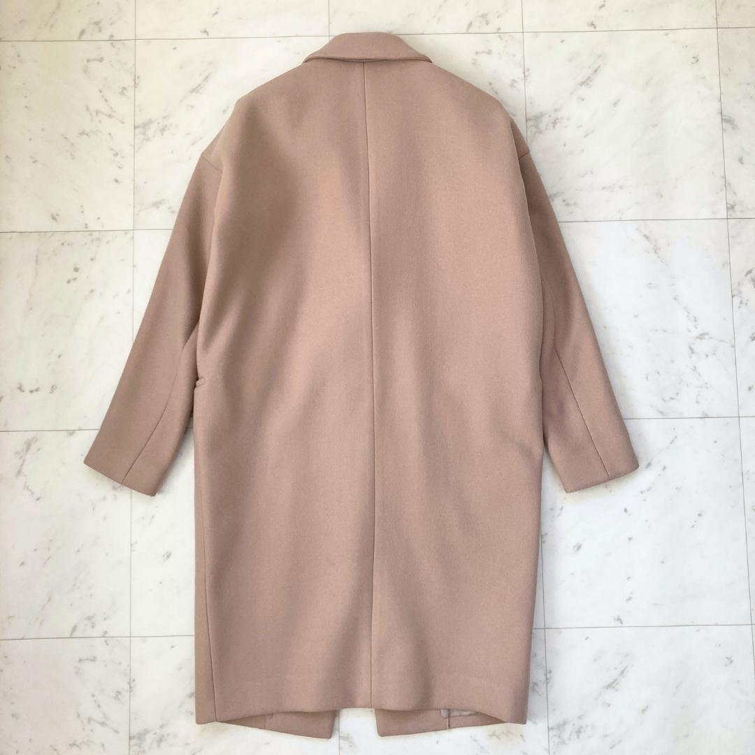 エンフォルド　カシミヤ入りメルトンチェスターコート　38 ベージュ