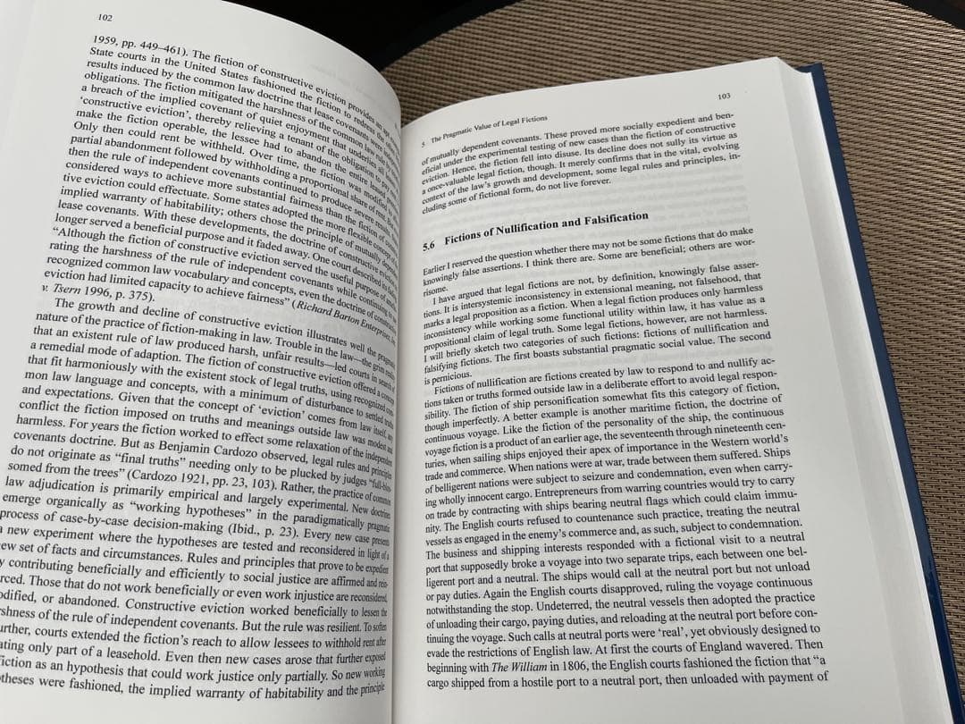 洋書 Legal Fictions in Theory and Practice