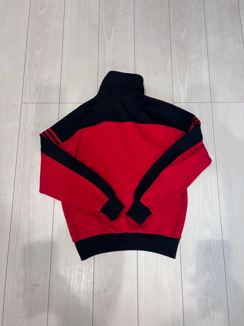 【希少】70s，80s adidas トレーナー レッド ブラック サイズ2
