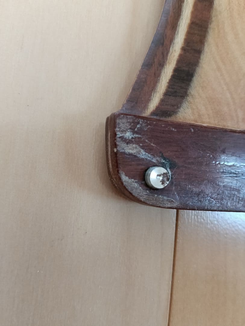 nobbywood サーフボードフィン ウッド 10.5インチ