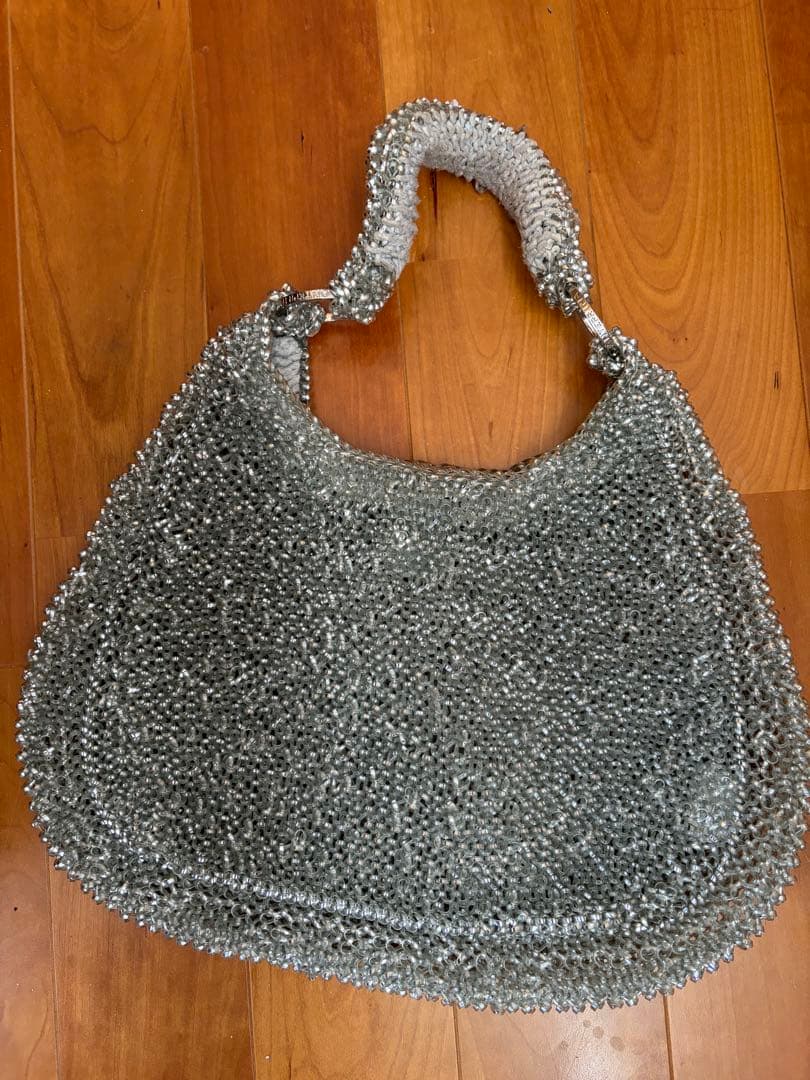 アンテプリマ　ワイヤーバッグ　シャンパンゴールド