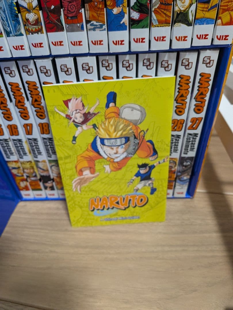 NARUTO 英語版 全巻セット (1-27巻) ボックス付き
