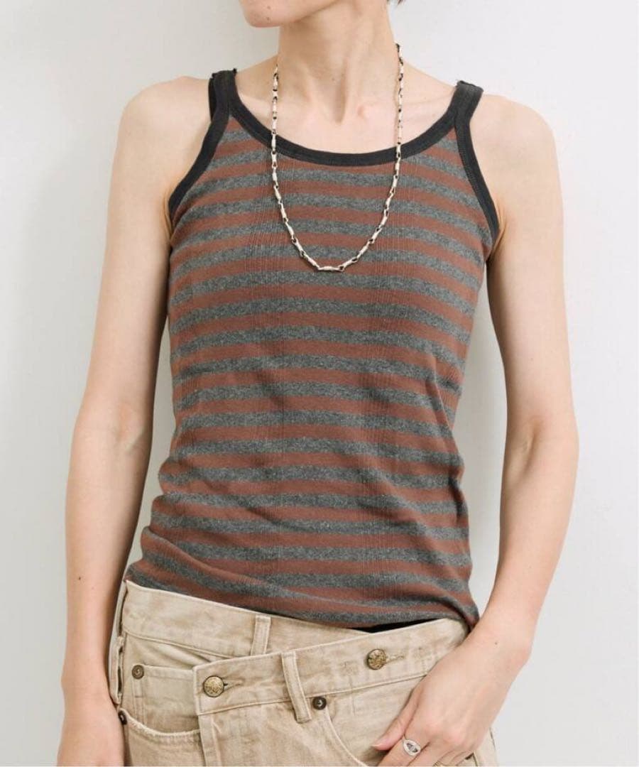 【GOOD GRIEF!/グッド グリーフ】 BORDER TANK TOP