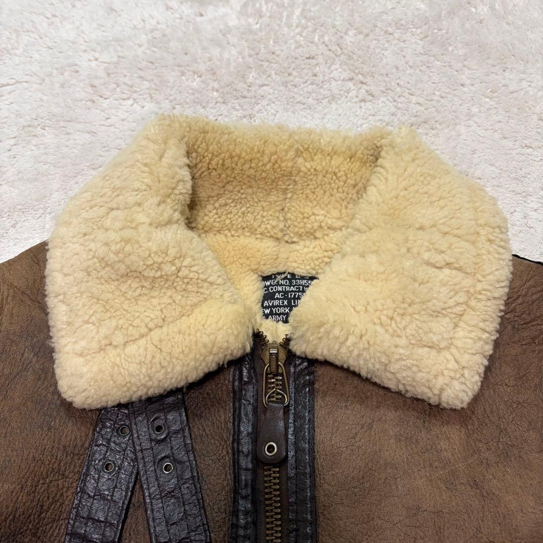 アヴィレックス AVIREX ムートン TYPE B-3 フライトジャケット S