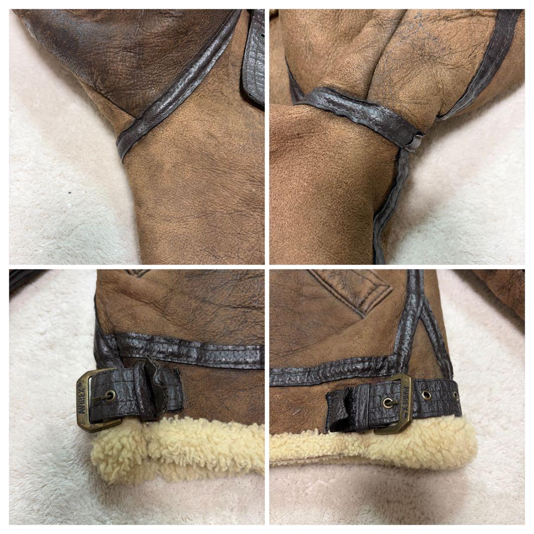 アヴィレックス AVIREX ムートン TYPE B-3 フライトジャケット S