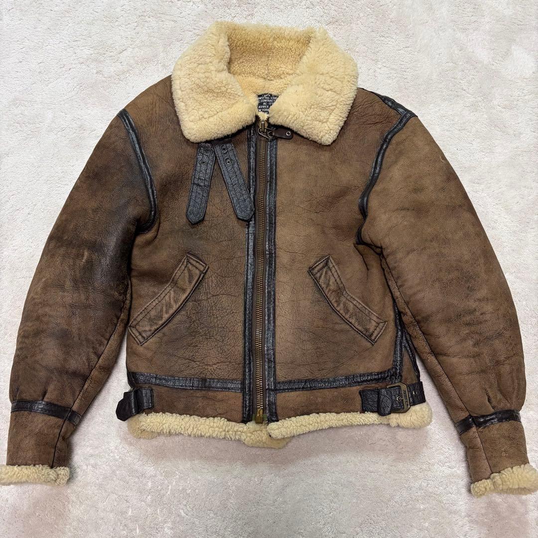 アヴィレックス AVIREX ムートン TYPE B-3 フライトジャケット S