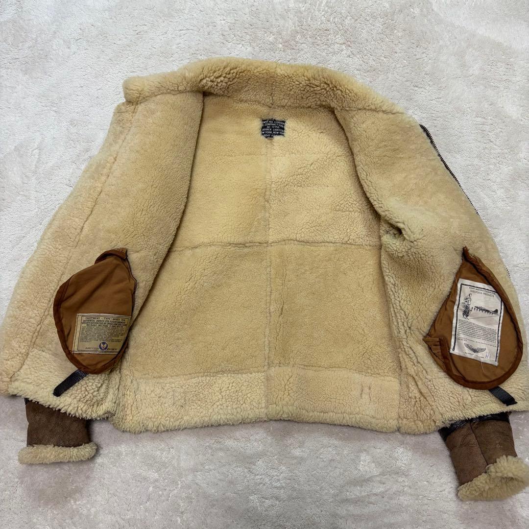 アヴィレックス AVIREX ムートン TYPE B-3 フライトジャケット S