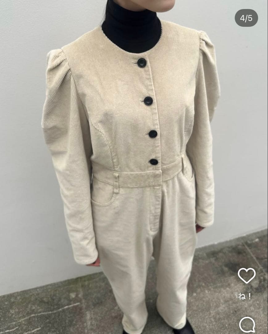 Mai Mai　CLANE CORDUROY JUMPSUIT サイズ0