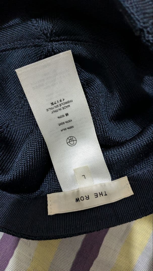 THE ROW 帽子シルク　ザロウ　キャップ