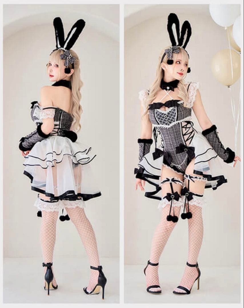 【Malymoon/マリームーン】ベルチュールツイードバニー　コスプレ　衣装