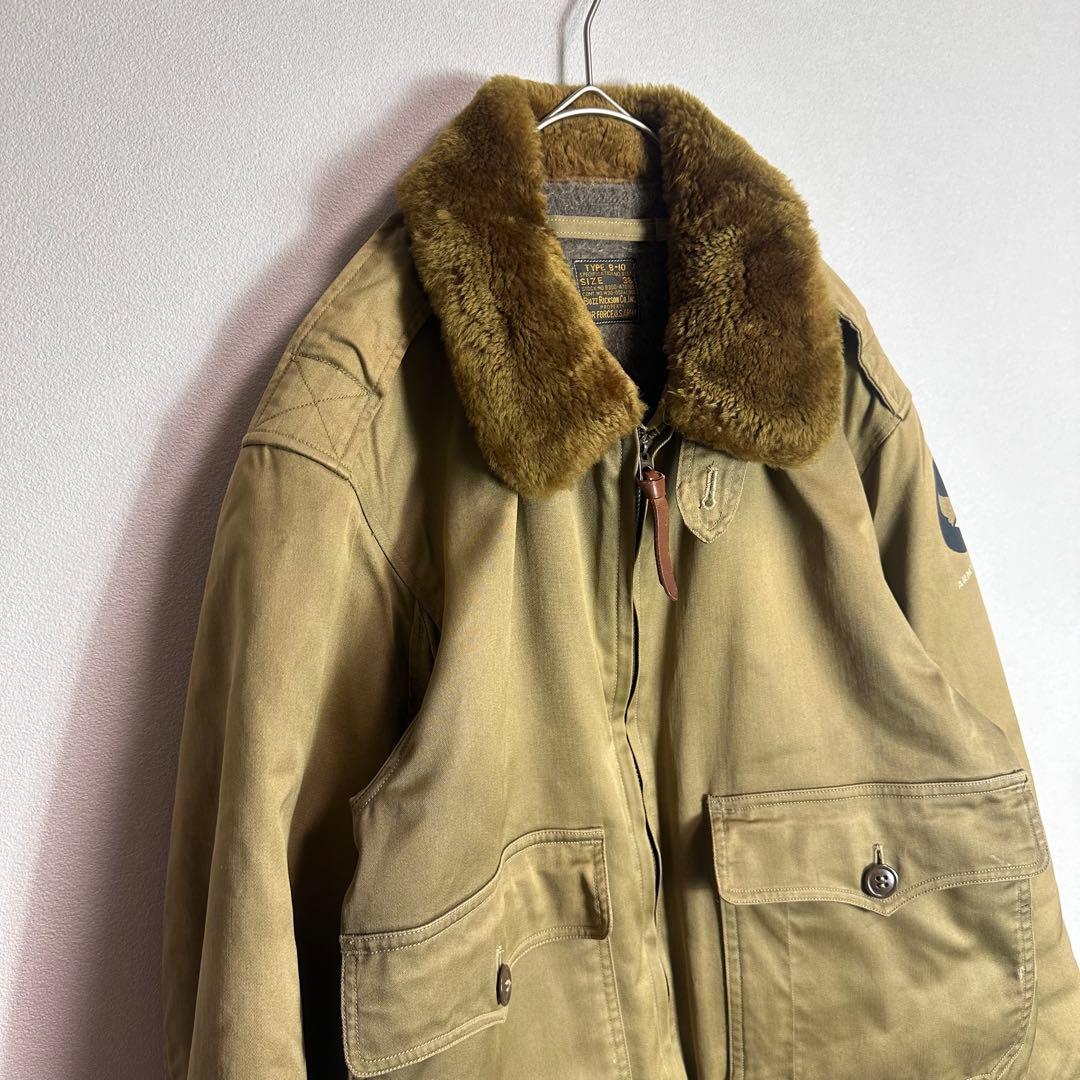 バズリクソンズ　フライトジャケット　TYPE B-10 アルパカ　モヘヤ　M