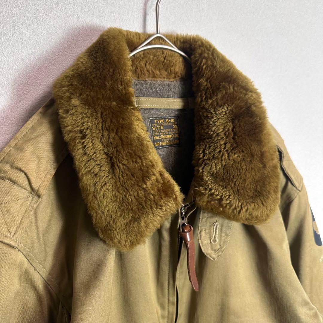 バズリクソンズ　フライトジャケット　TYPE B-10 アルパカ　モヘヤ　M