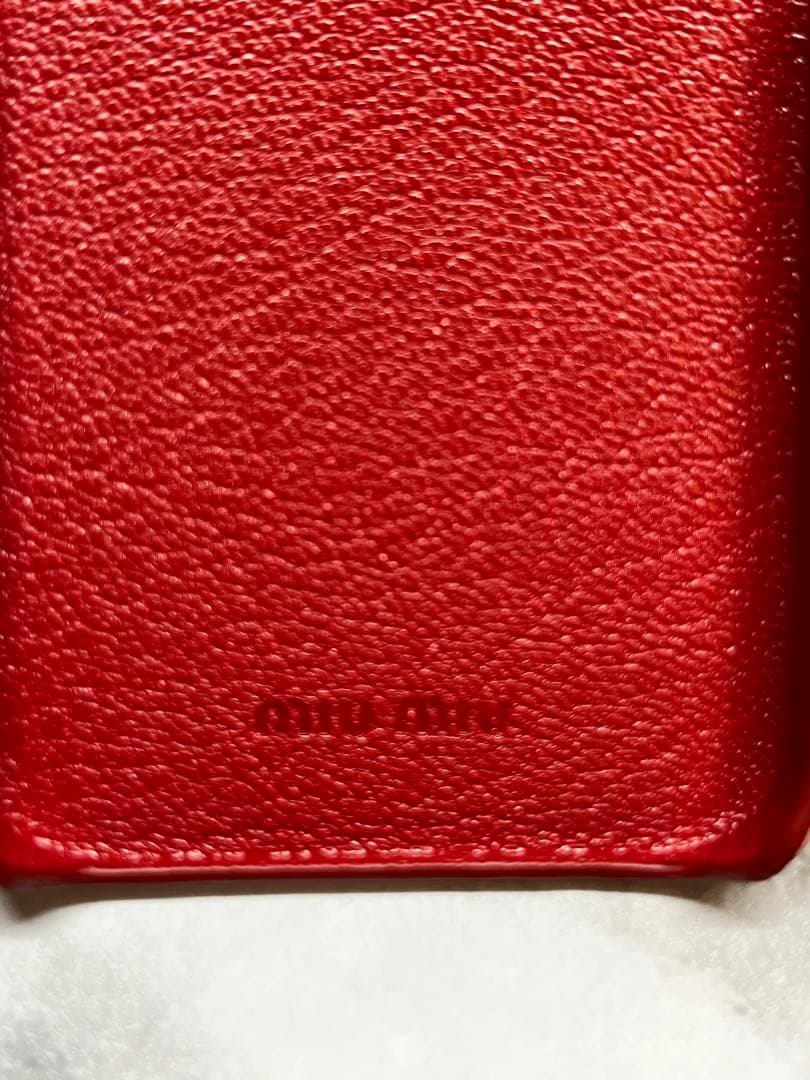 【新品未使用】miumiu iPhone12 mini ケース　スマホケース　1