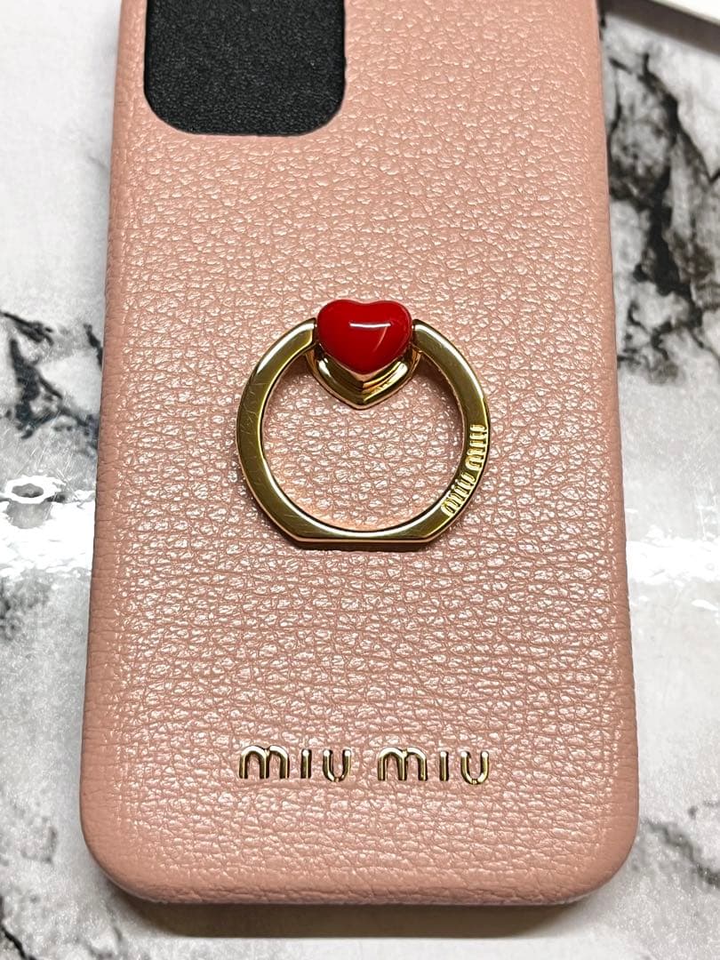 【新品未使用】miumiu iPhone12 mini ケース　スマホケース　1